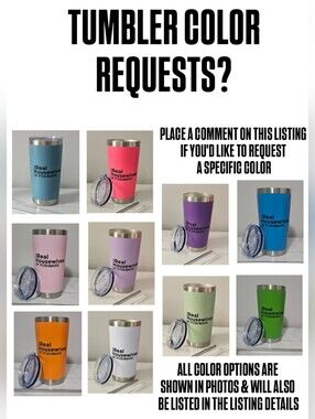 TUMBLER COLOR REQUEST FLYER